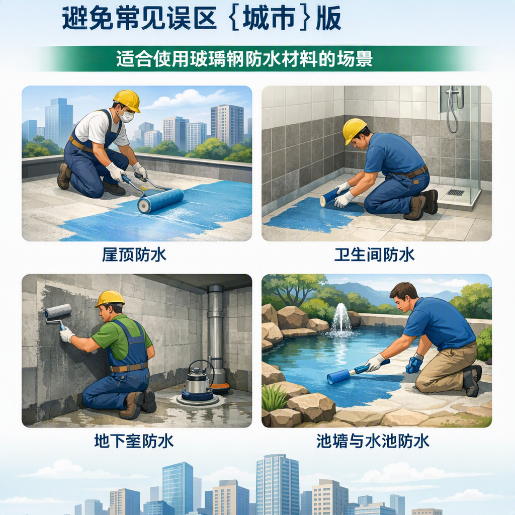 玻璃钢防水材料施工注意事项，避免常见误区 柳州 版